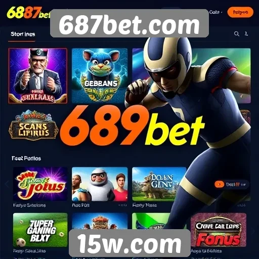 Variedade de jogos disponíveis no 687bet.com
